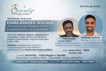 Workshop: Habilidades sociais para pessoas neurodivergentes