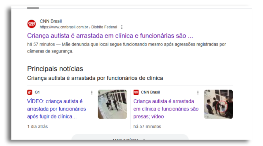 Repercute na mídia caso de maus-tratos contra criança autista
