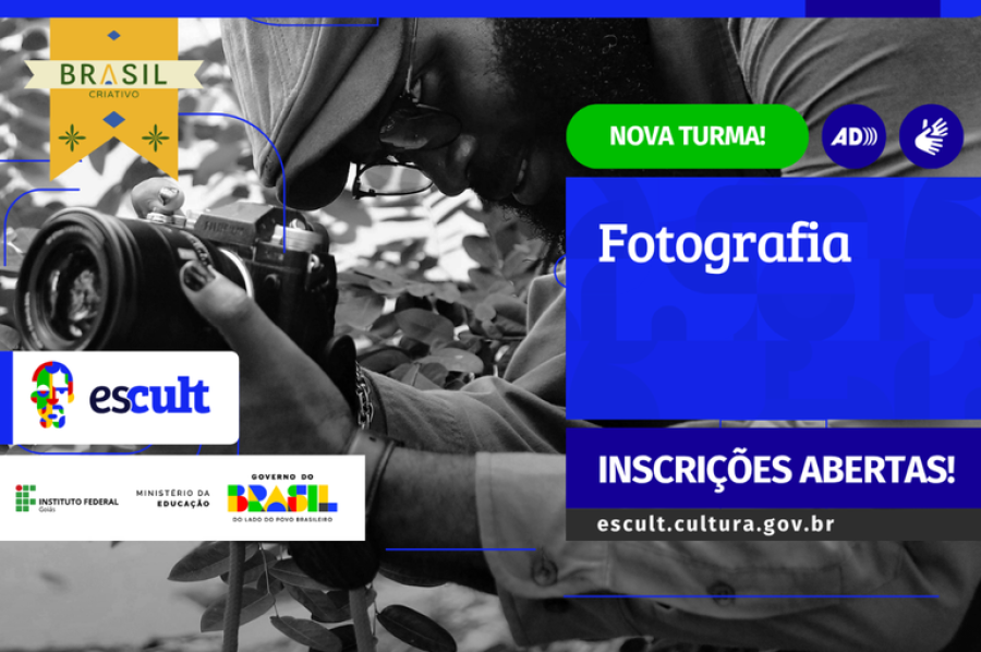Curso de Fotografia online e gratuito