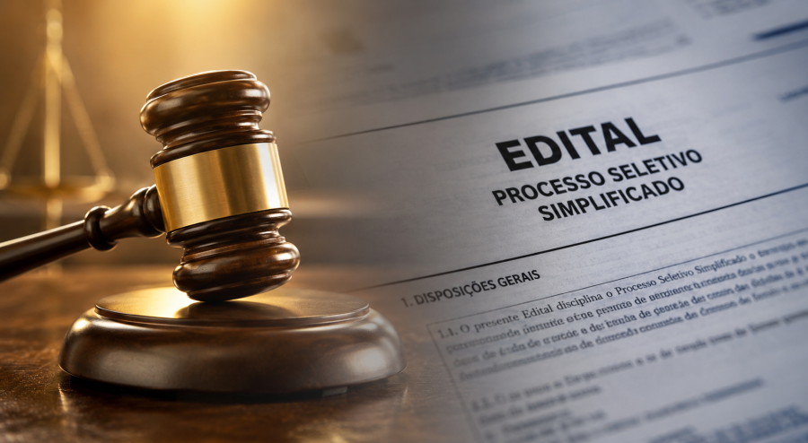 Edital de processo seletivo barrado pela Justiça sequer menciona a palavra 